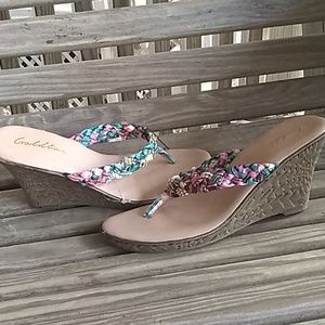 Goldtoe jolie thong wedge new